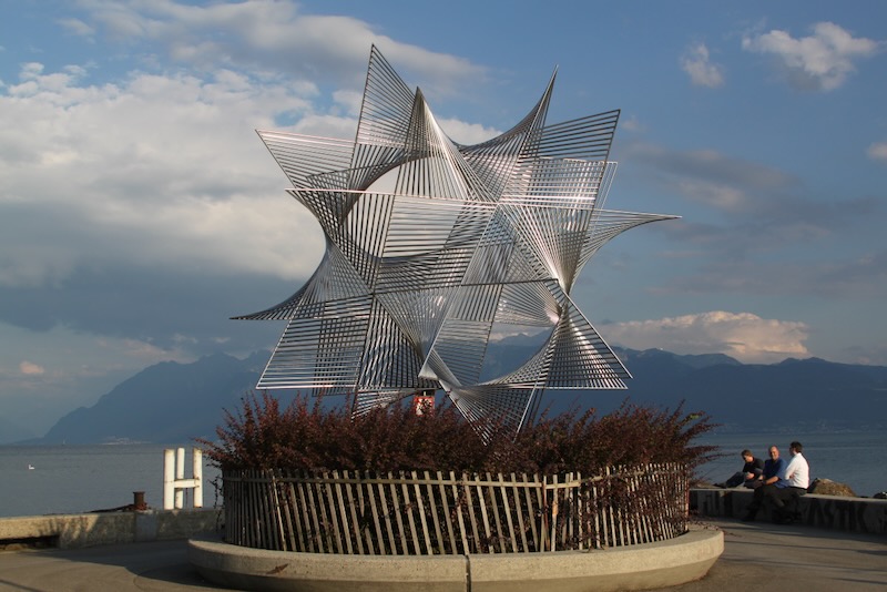 Ouverture au Monde — Sculpture by Ángel Duarte, Lausanne, Switzerland
